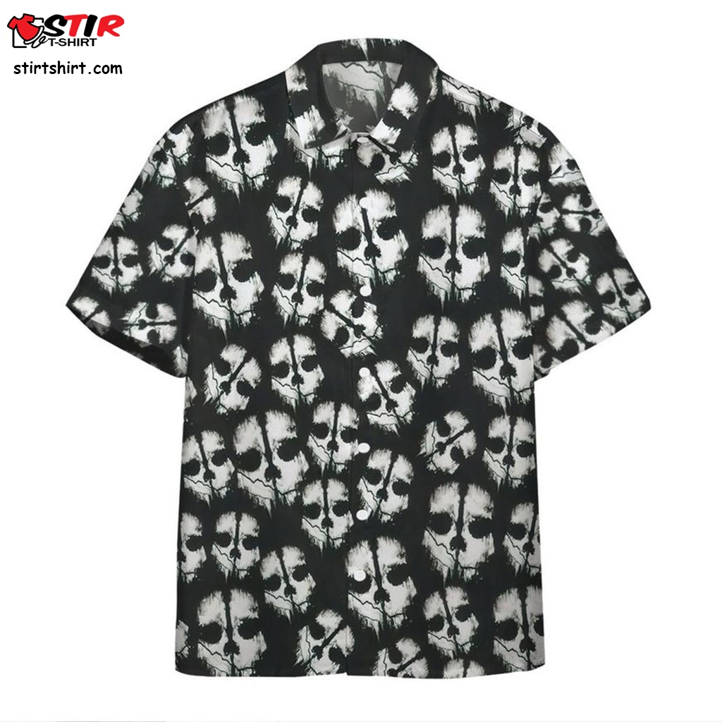 3D Call Of Duty Skulls Custom Hawaiian Shirt   Aesthetic