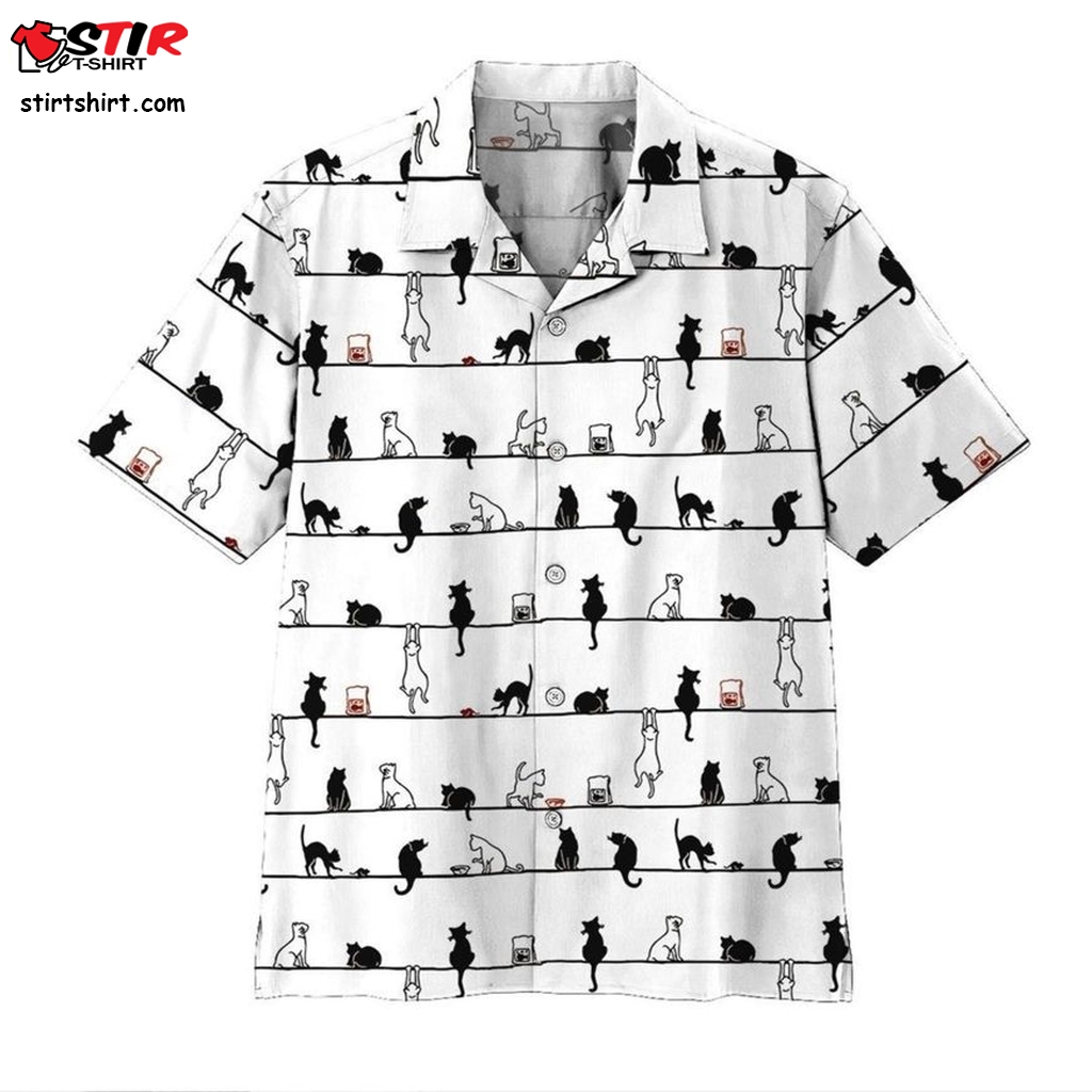 3D Cat Hawaiian Shirt  Hawaiian Cat Shirt