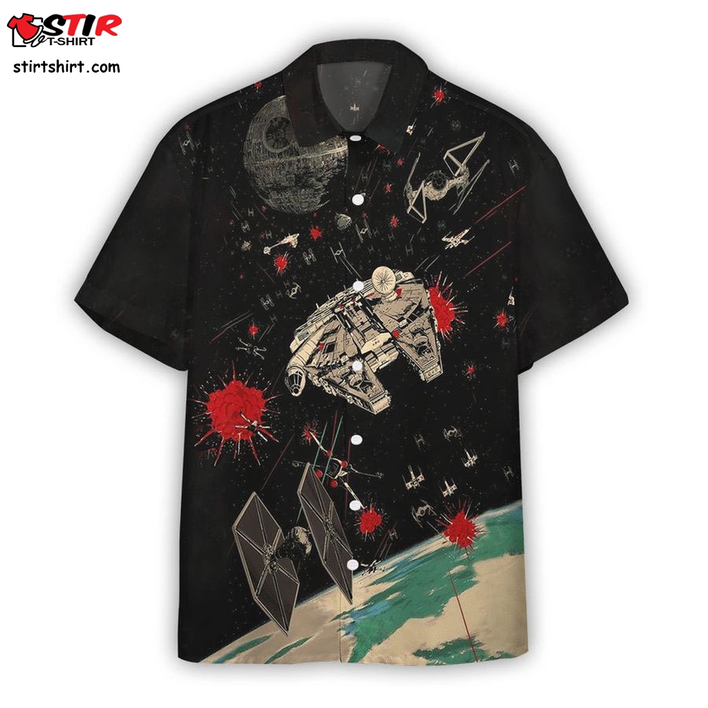 3D Star Wars Spaceships Custom Short Sleeves Shirt