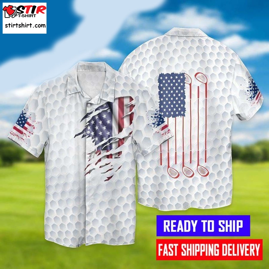 4Th Of July Independence Day Golf Sports Hawaiian Shirt  Golf s