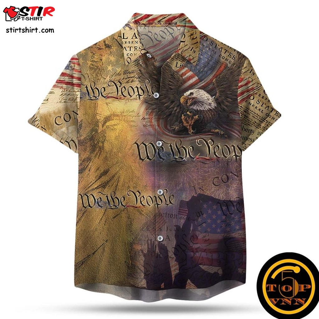 4Th Of July Us American Flag Hawaiian Shirt  Sleeveless 