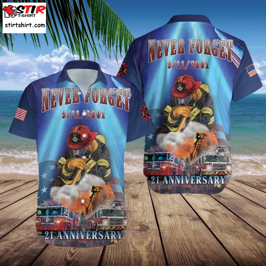 911 Never Forget September 11 2022 Patriot Day Hawaiian Shirt  Packers 
