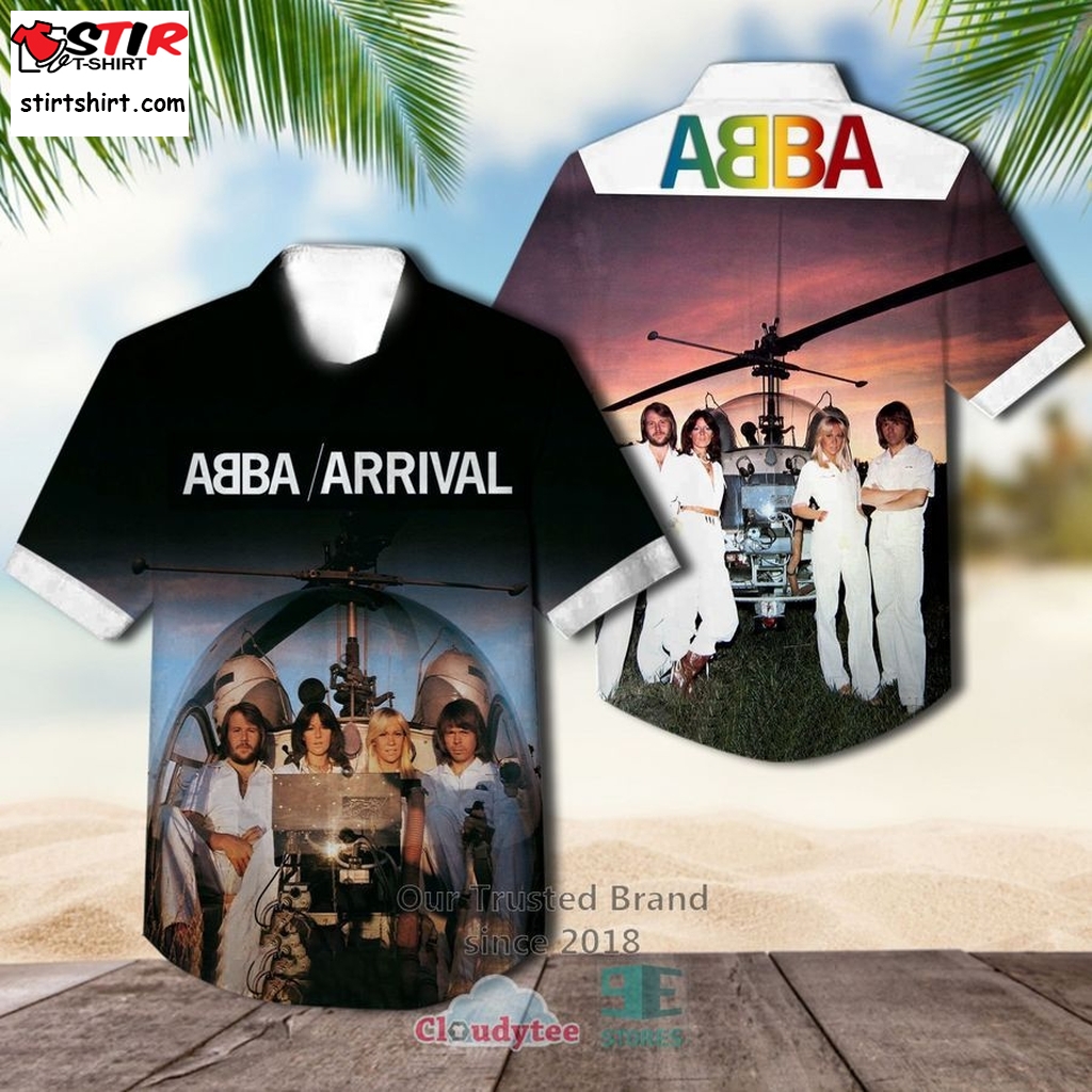 Abba Arrival Album Hawaiian Shirt     With s On It