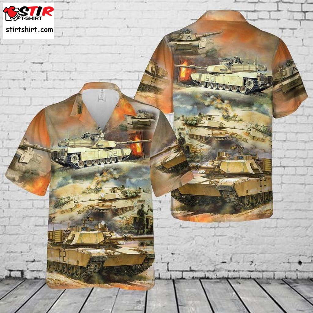 Abrams Tank Hawaiian Shirt Funny Shirts, Gift Shirts, Graphic Tee