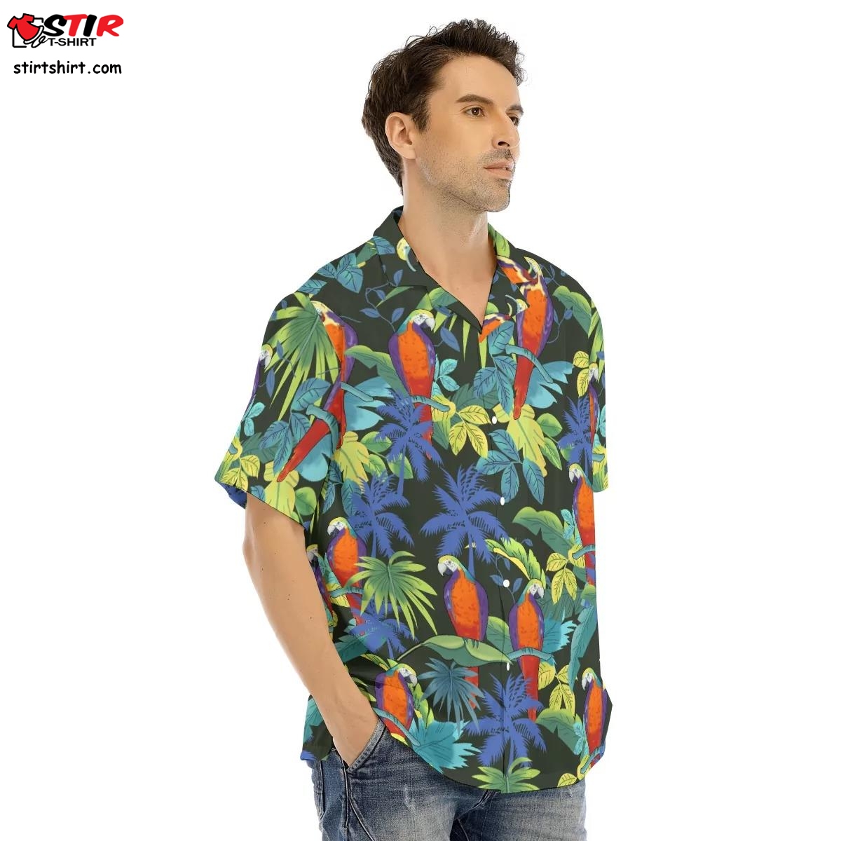 Ace Ventura Pet Detective Tropical Aloha Shirt For Men  Ace Ventura 