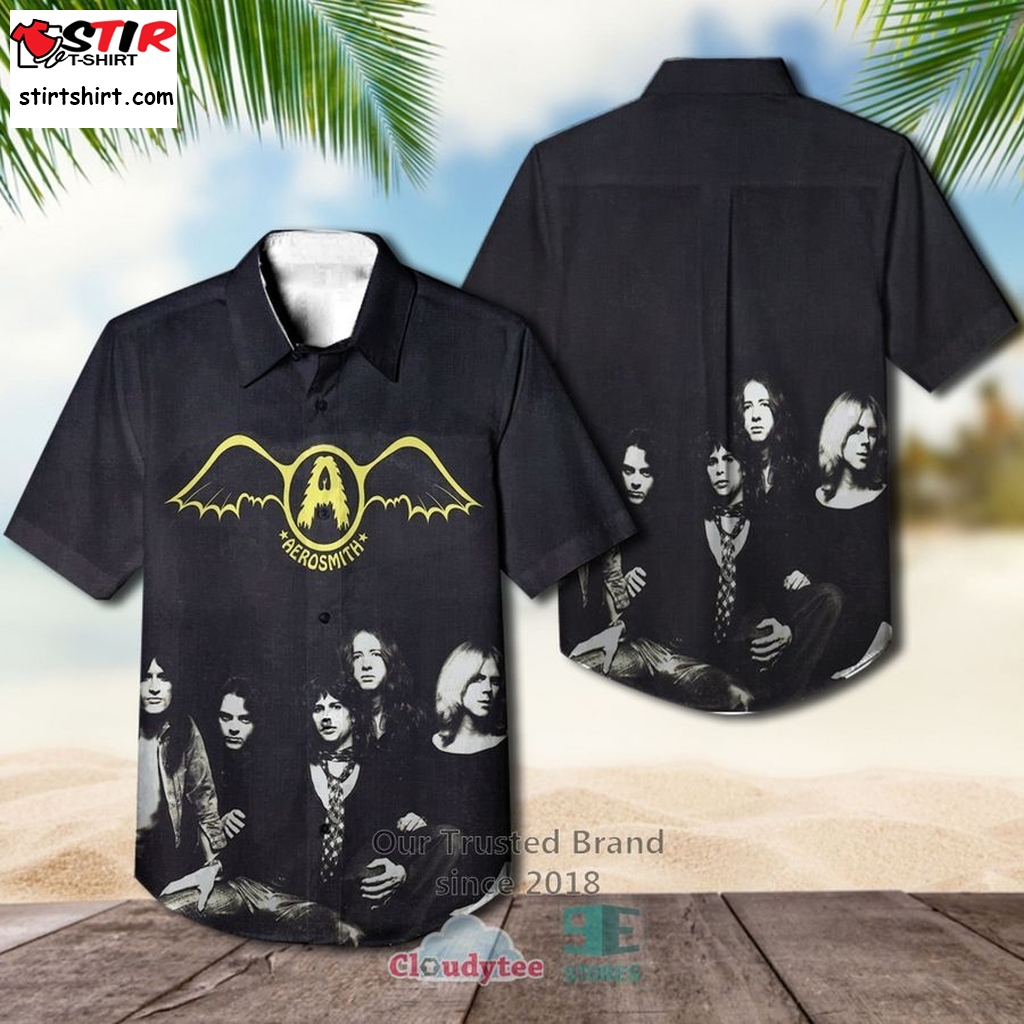 Aerosmith Band Get Your Wings Album Cover Hawaiian Shirt     Fits