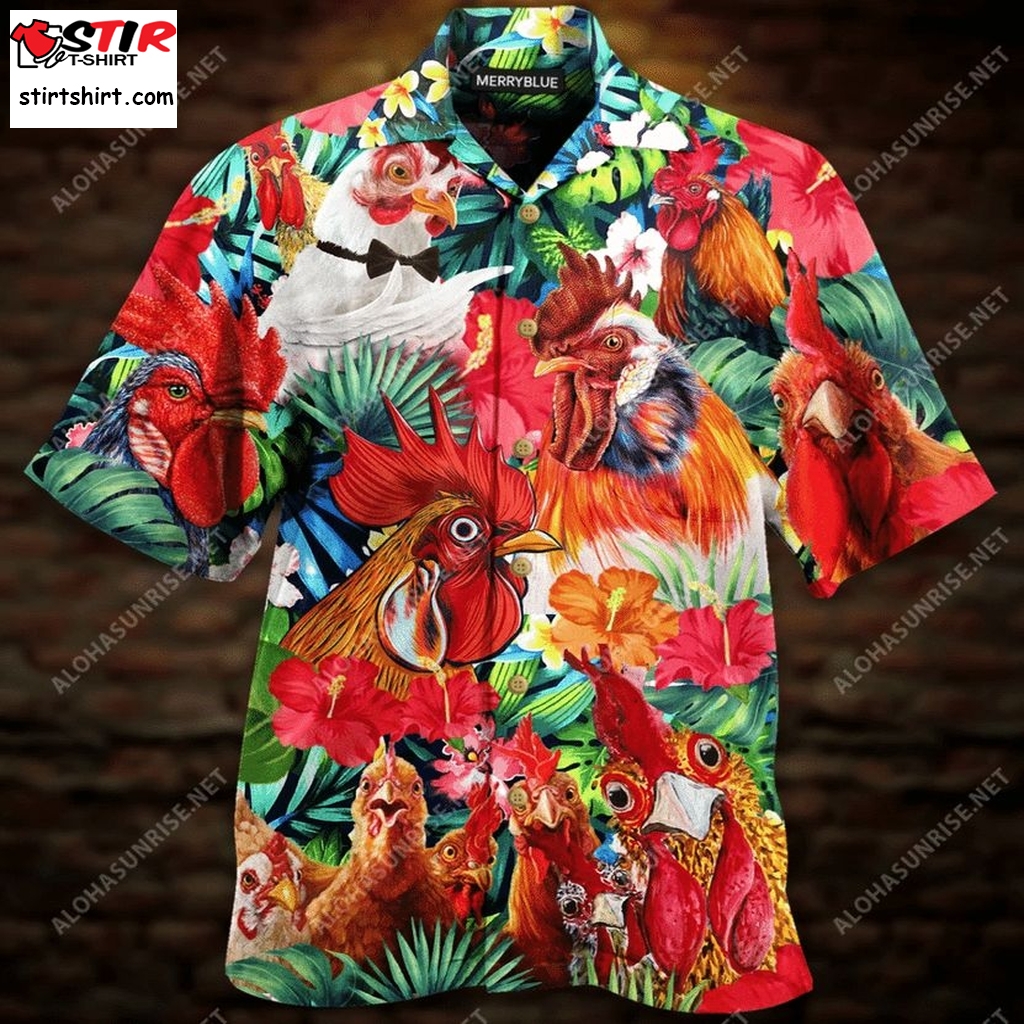 Aloha Funny Chicken Hawaiian Shirt Cheap Hawaiian Shirts