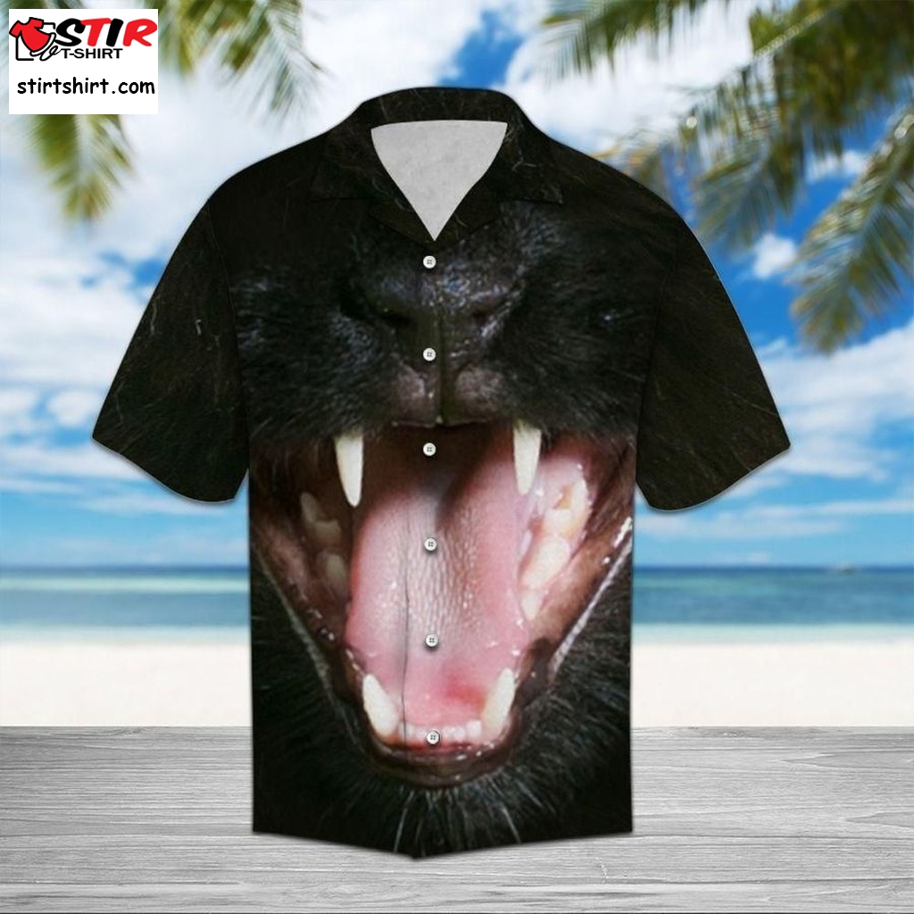 Aloha Shirt Funny Black Cat Hawai Hawaiian Shirt   Cheap Hawaiian Shirts