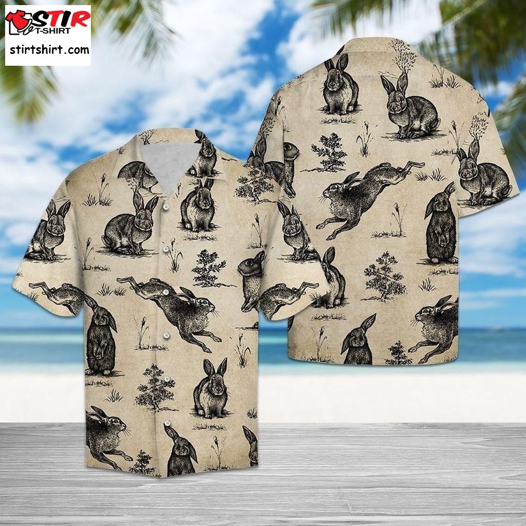 Aloha Shirt Vintage Rabbit G5717 Hawaiian Shirt