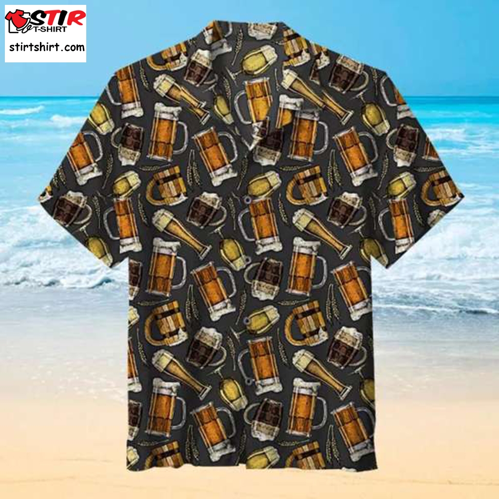 Aloha Wheat Beers Pattern Hawaiian Shirt  Aloha Shirt Vs 