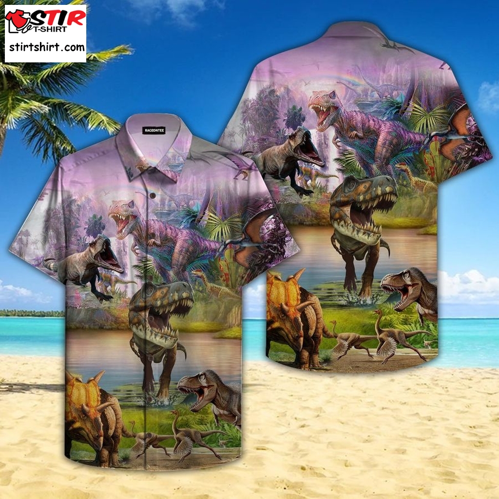Always Be Dinosaur Hawaiian Shirt Pre10949, Hawaiian Shirt, Graphic Tee Cheap Hawaiian Shirts
