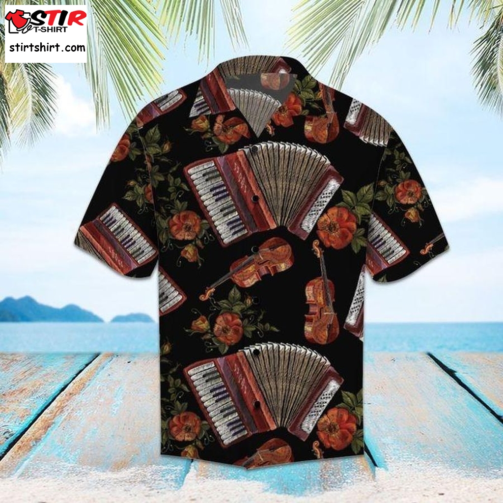Amazing Accordion Hawaiian Shirt Pre11988, Hawaiian Shirt, Graphic Tee Cheap Hawaiian Shirts