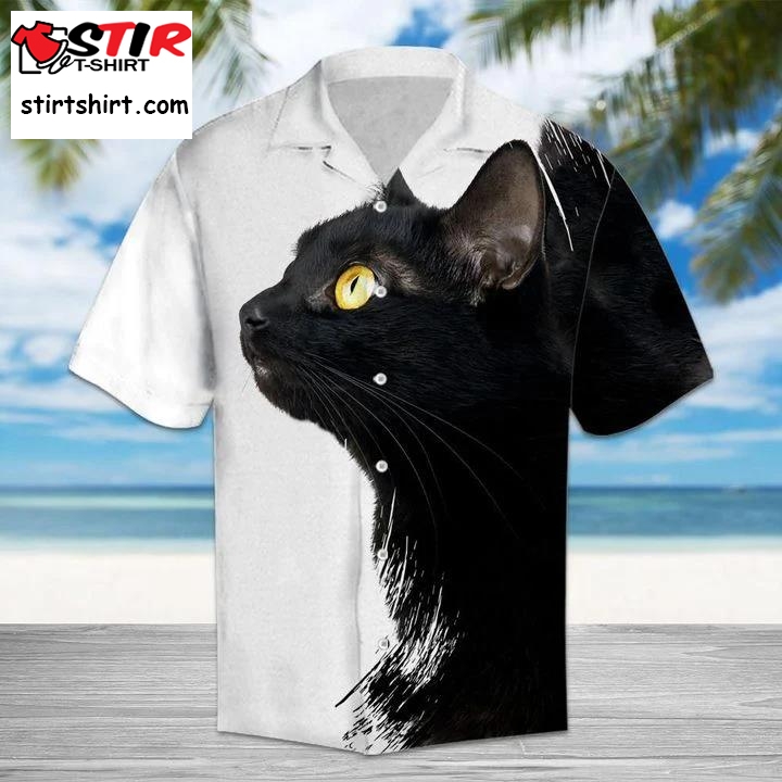 Amazing Black Cat Hawaiian Shirt For Men And Women