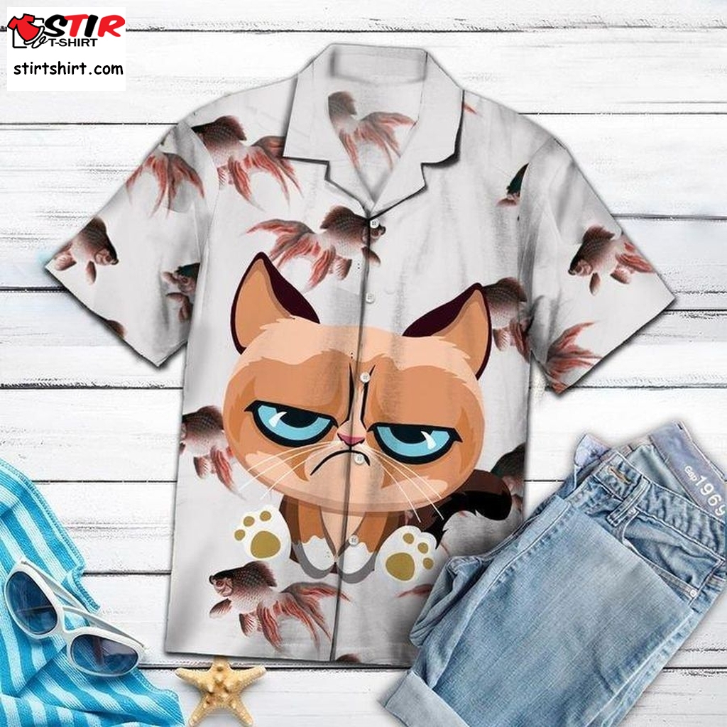 Amazing Cat Hawaiian Shirt Pre13730, Hawaiian Shirt,  Funny Shirts, Gift Shirts, Womens Hawaiian Shirts