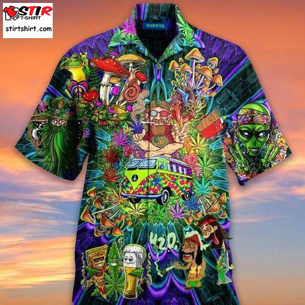 Amazing Hippie Hawaiian Shirt Pre11979,  Womens Hawaiian Shirts