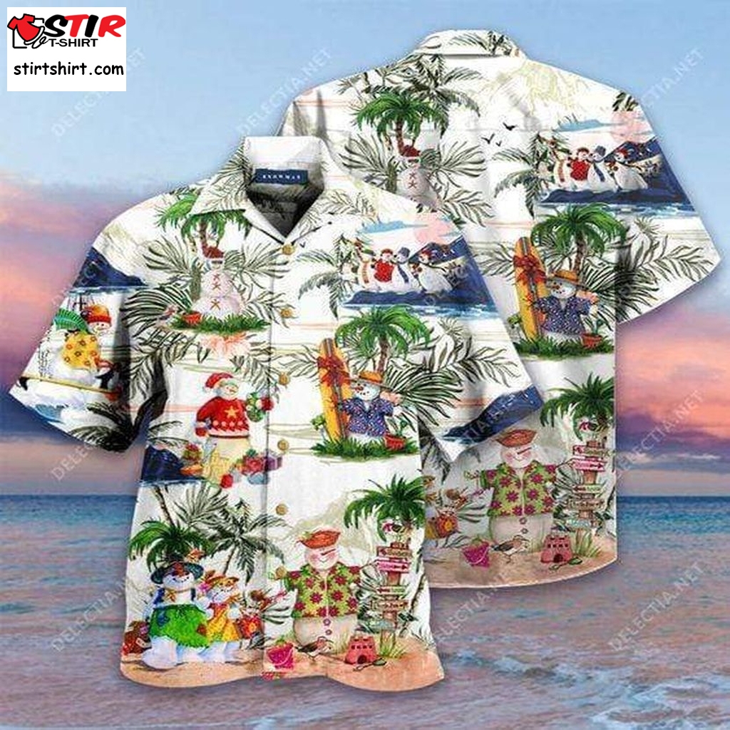 Amazing Snowman Hawaiian Shirt Pre11969, Hawaiian Shirt, Ladies Hawaiian Shirts