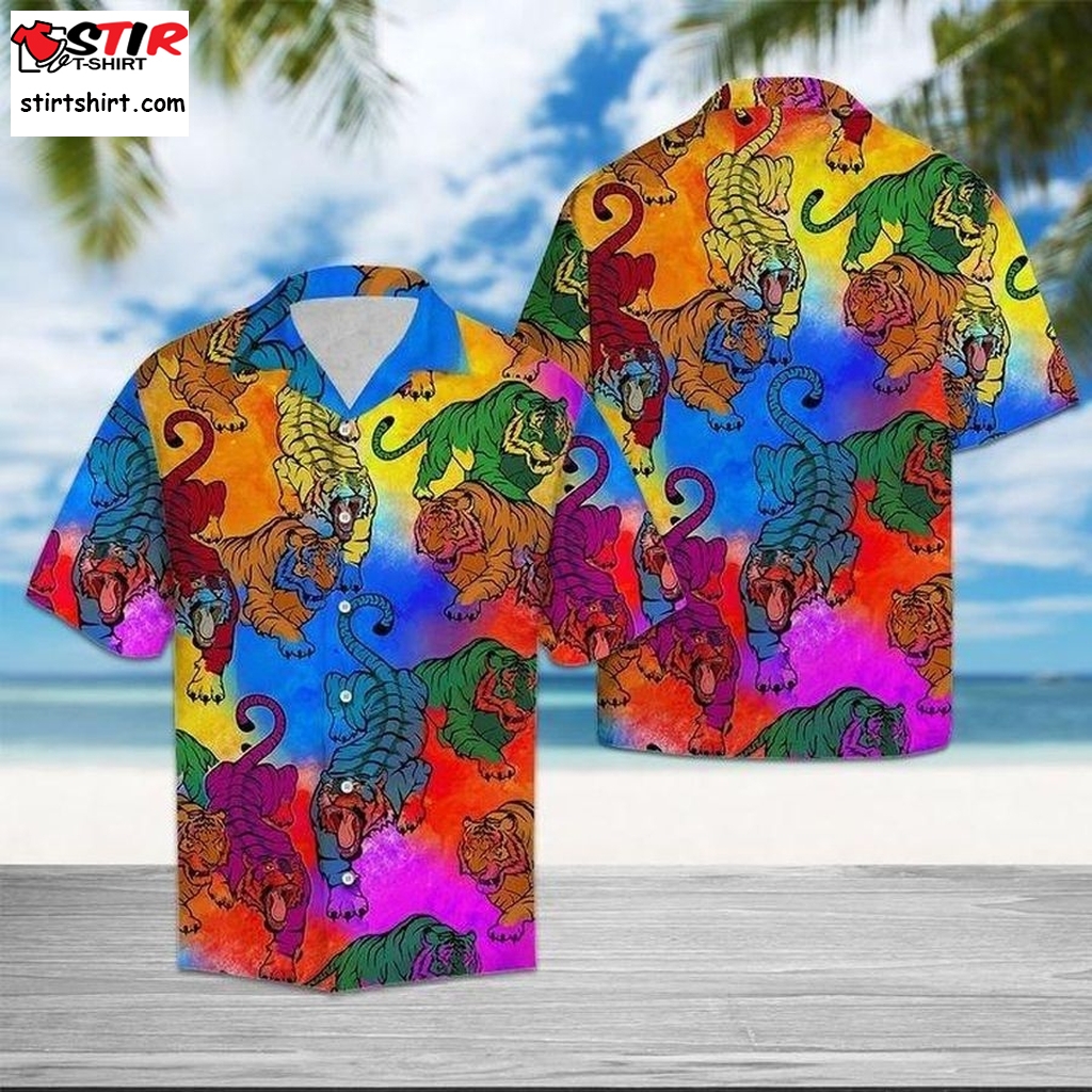 Amazing Tiger Hawaiian Shirt Pre13643, Womens Hawaiian Shirts, Gift Shirts, Graphic Tee  Womens s