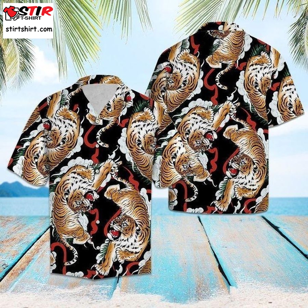 Amazing Tiger Hawaiian Shirt Pre13658, Hawaiian Shirt, Funny Hawaiian Shirts  Funny s