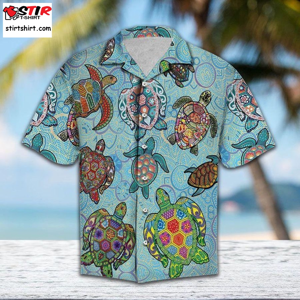 Amazing Turtle Hawaiian Shirt Pre13718, Hawaiian Shirt, Ladies Hawaiian Shirts