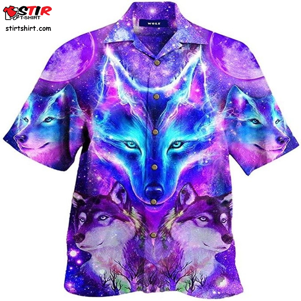 Amazing Wolf Hawaiian Shirt Pre13693, Long Sleeve Hawaiian Shirts, Gift Shirts, Graphic Tee  Long Sleeve s
