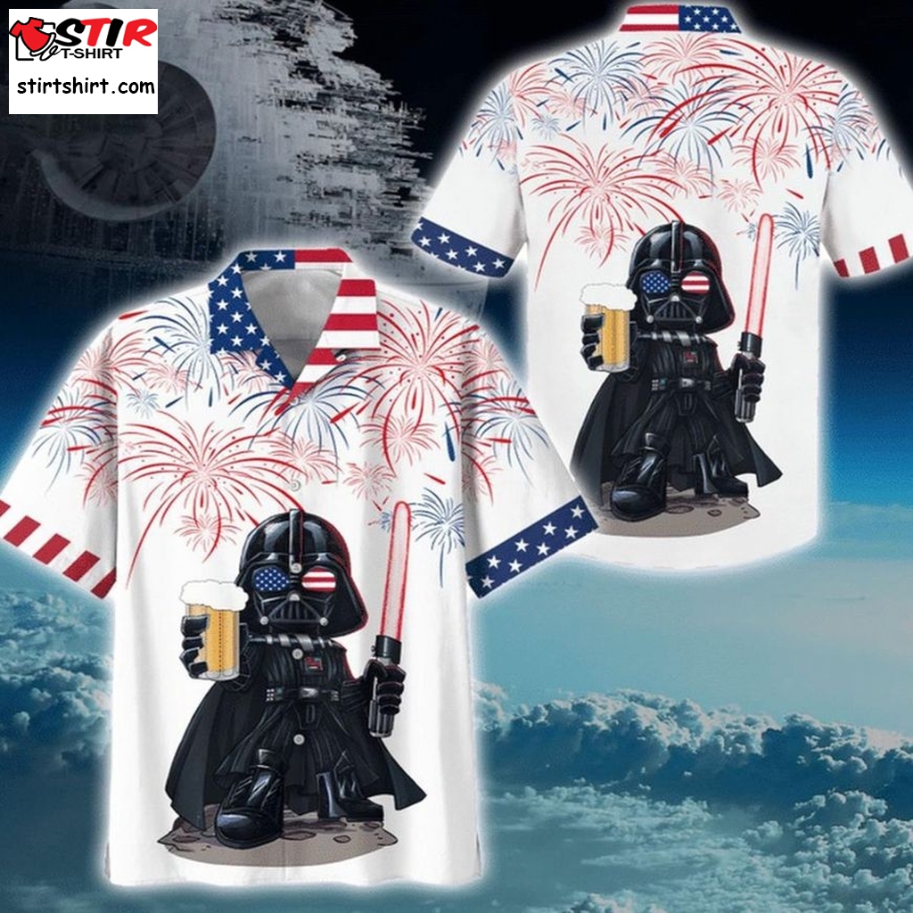 America Darth Vader Star Wars Hawaiian Shirt