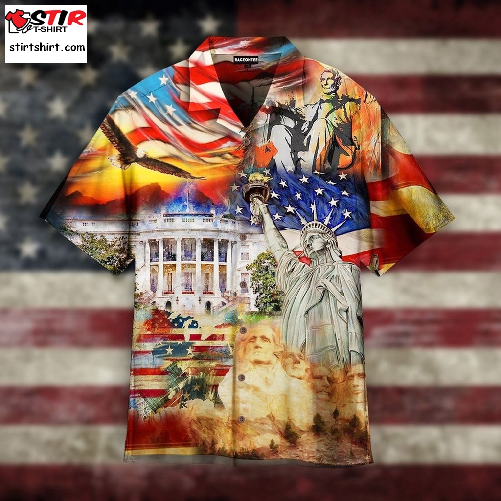 America Historical Proud Hawaiian Shirt Cheap Hawaiian Shirts, Funny Shirts, Gift Shirts