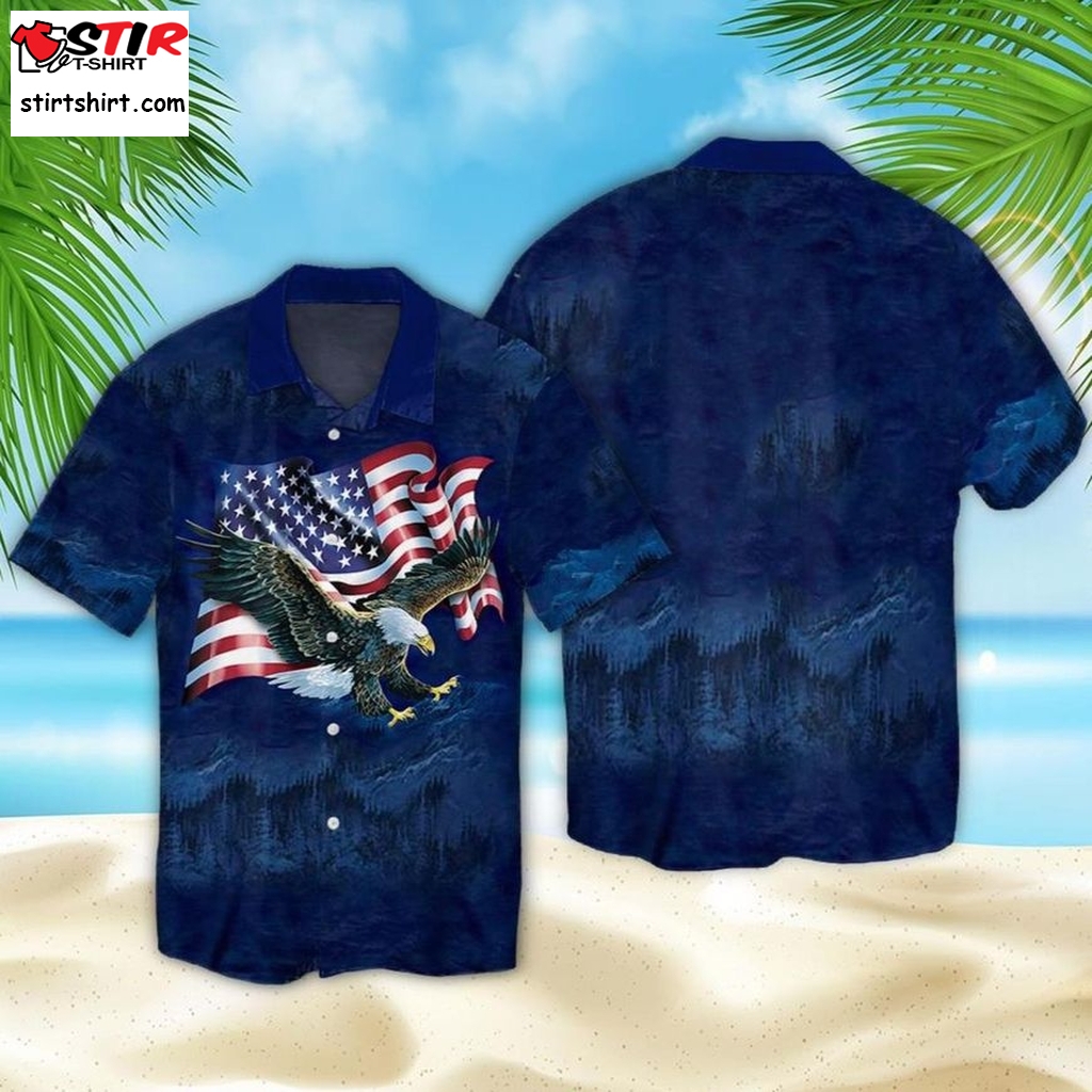 American Eagle Happy Independence Day Hawaii Shirt   Day Meme