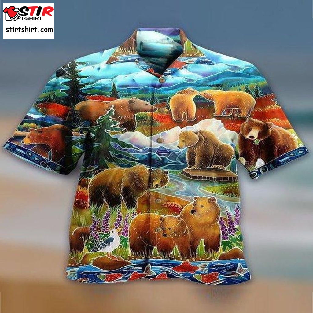 Animal Casual Hawaiian Shirt Pre13578, Hawaiian Shirt, Long Sleeve Hawaiian Shirts