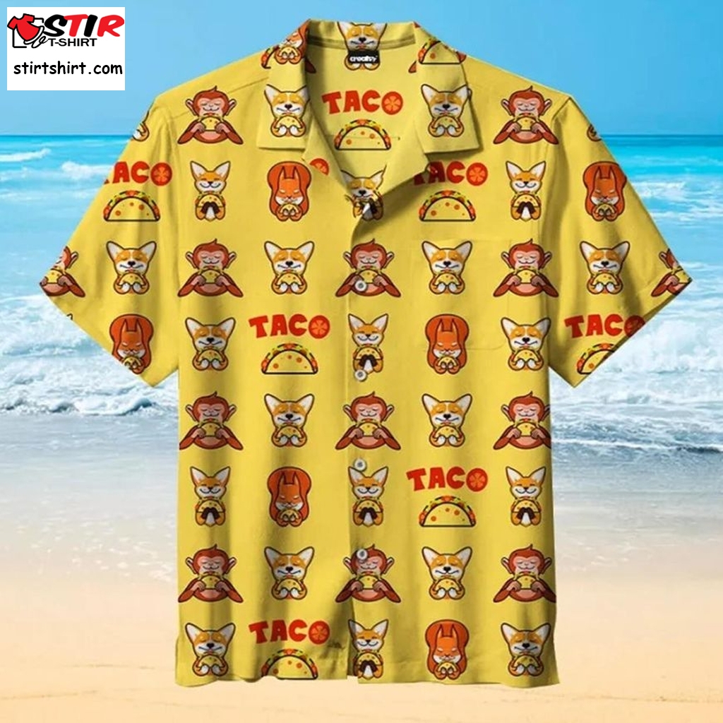 Animals Love Taco Hawaiian Shirt Cheap Hawaiian Shirts