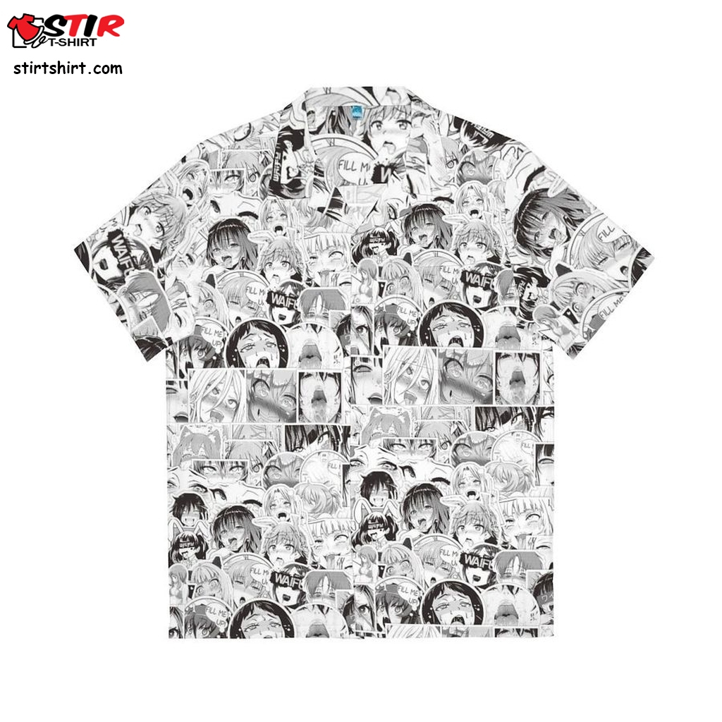 Anime Henti Cartoon Gamer Men's Hawaiian Shirt Aop Cheap Hawaiian Shirts  Cheap s