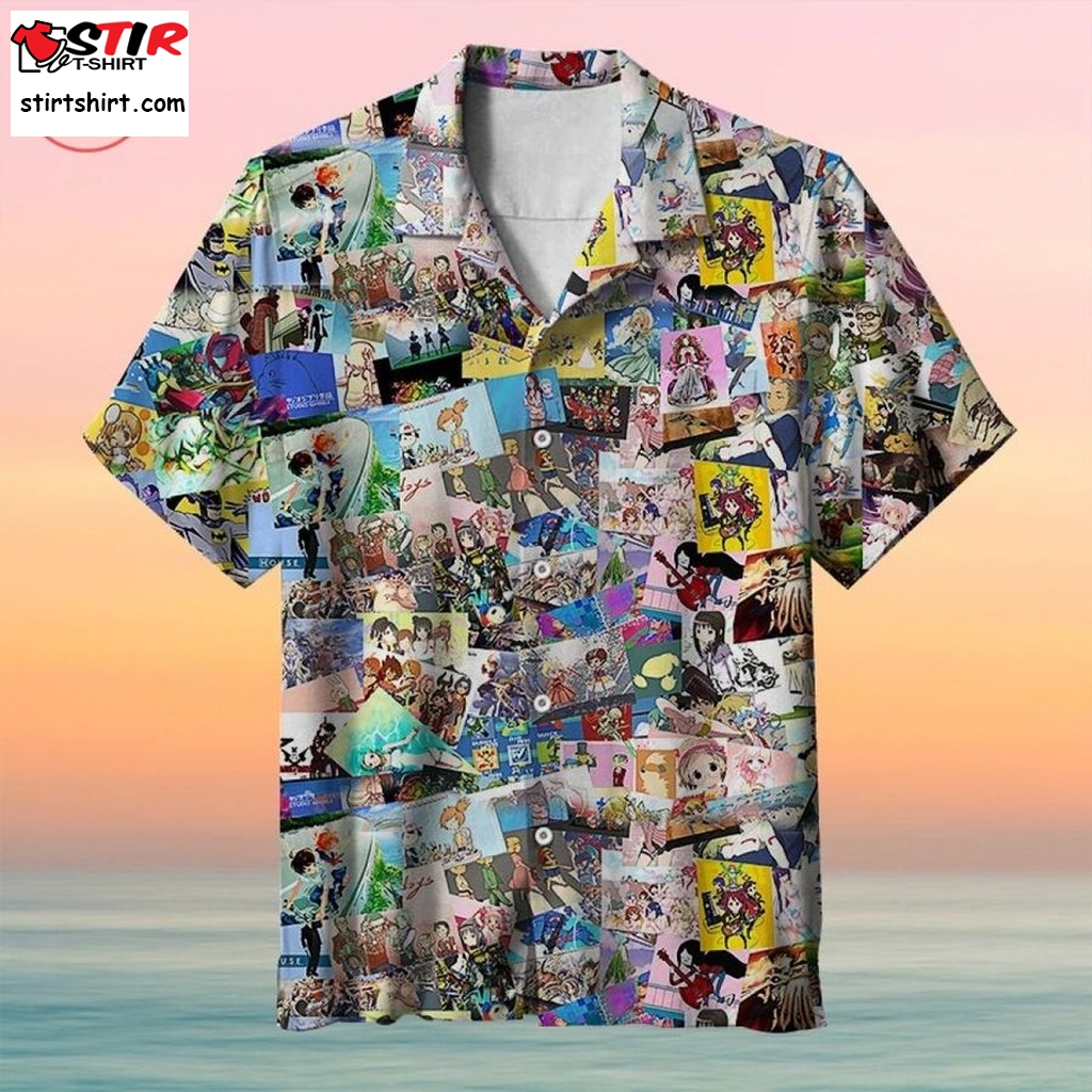 Anime Stitching Collection Hawaiian Shirts  Disney Stitch 