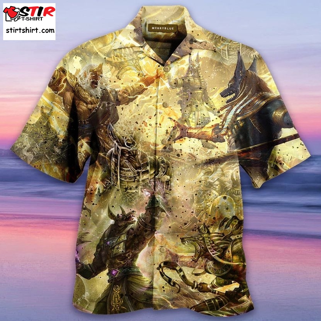 Anubis God Of The Dead Hawaiian Shirt Pre13597, Long Sleeve Hawaiian Shirts, Gift Shirts, Graphic Tee  Long Sleeve s