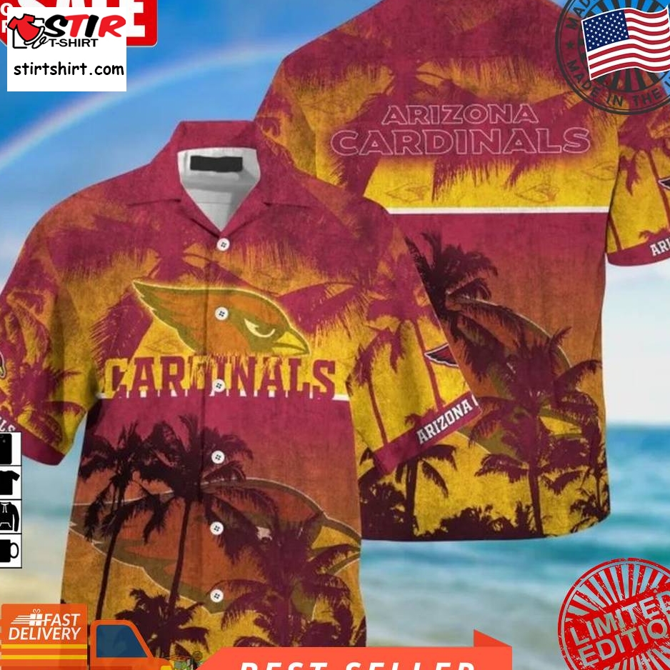 Arizona Cardinals Nfl Palm Tree Hawaiian Shirt  Saleoff  Arizona Cardinals 