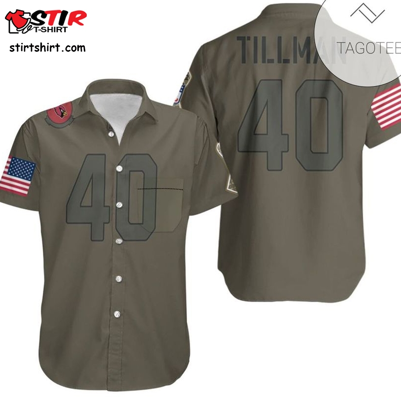 Arizona Cardinals Pat Tillman 40 Great Player Camo 2019 Salute To Service 3D Designed Allover Gift For Arizona Fans Authentic Hawaiian Shirt 2023  Arizona Cardinals 