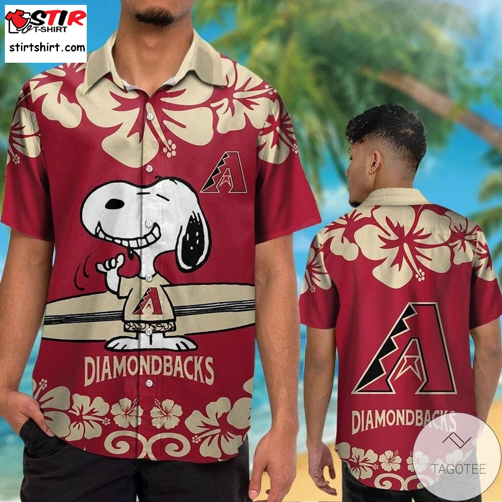 Arizona Diamondbacks MLB Hawaiian Shirt Independence Day