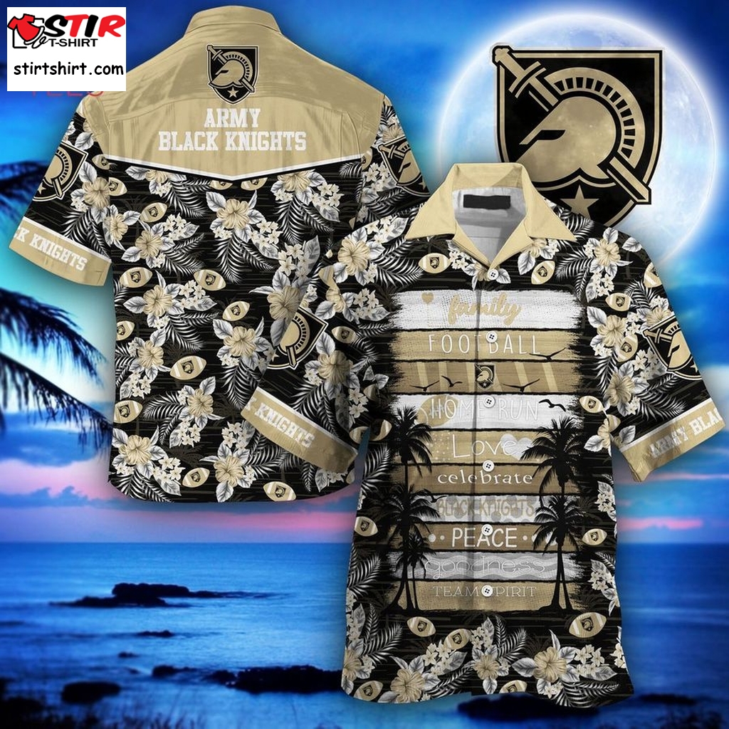 Army Black Knights Hawaiian Shirt, New Gift For Summer   Black