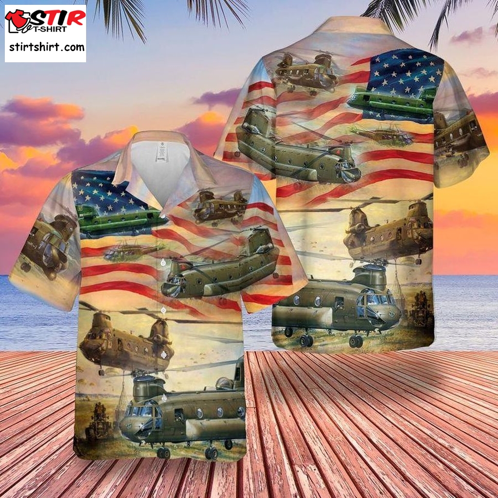 Army Boeing Ch 47 Chinook Hawaiian Shirt Pre11489, Long Sleeve Hawaiian Shirts, Gift Shirts  Long Sleeve s