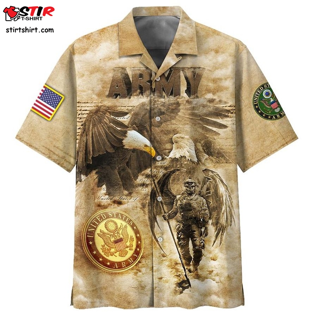 Army Hawaiian Shirt Pre11546, Hawaiian Shirt, Funny Hawaiian Shirts  Funny s
