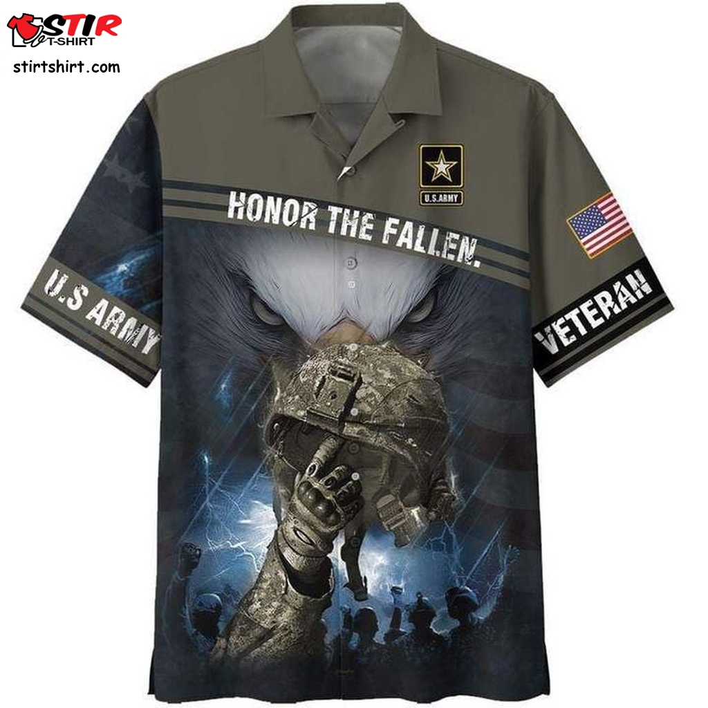 Army Helmet Honor The Fallen Us Hawaiian Shirt Pre11476, Hawaiian Shirt, Funny Hawaiian Shirts Gift Shirts  Funny s