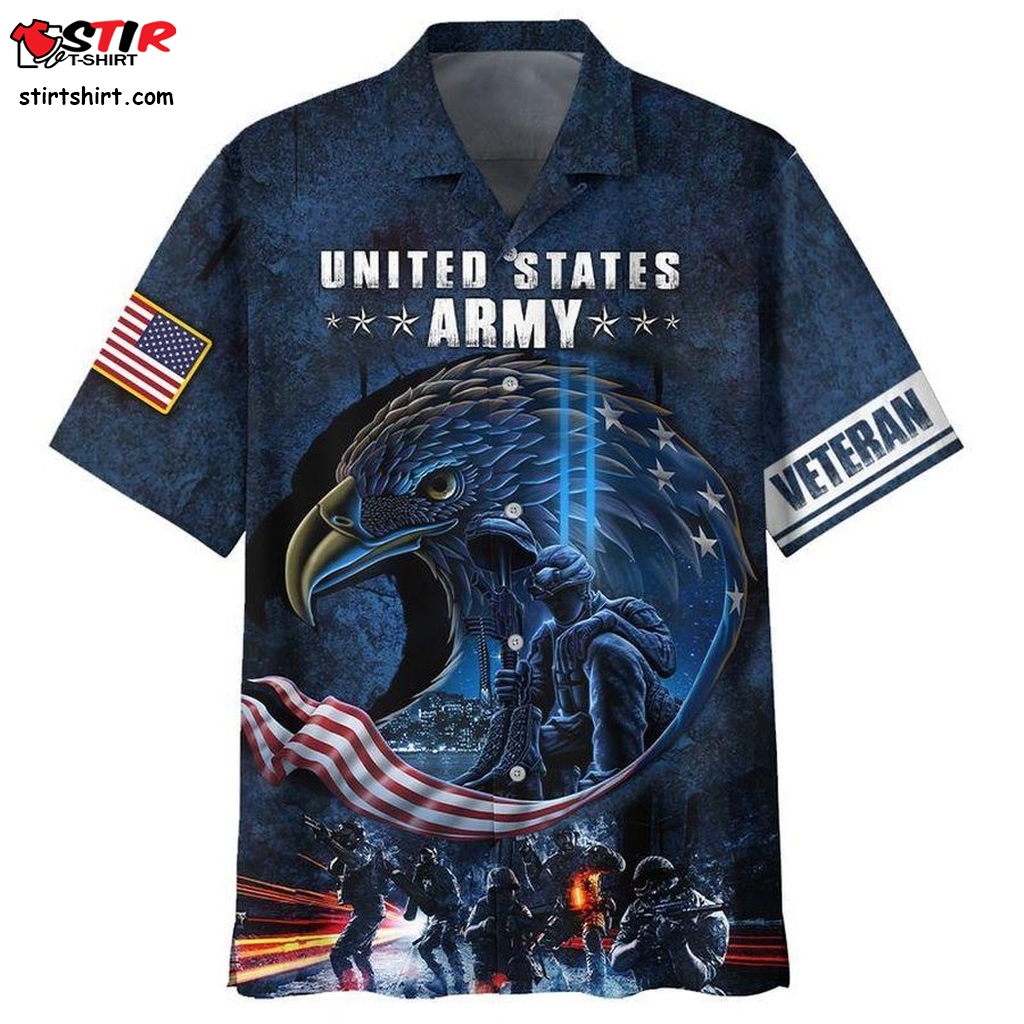 Army Veteran Hawaiian Shirt Pre10778, Hawaiian Shirt, Funny Hawaiian Shirts  Funny s