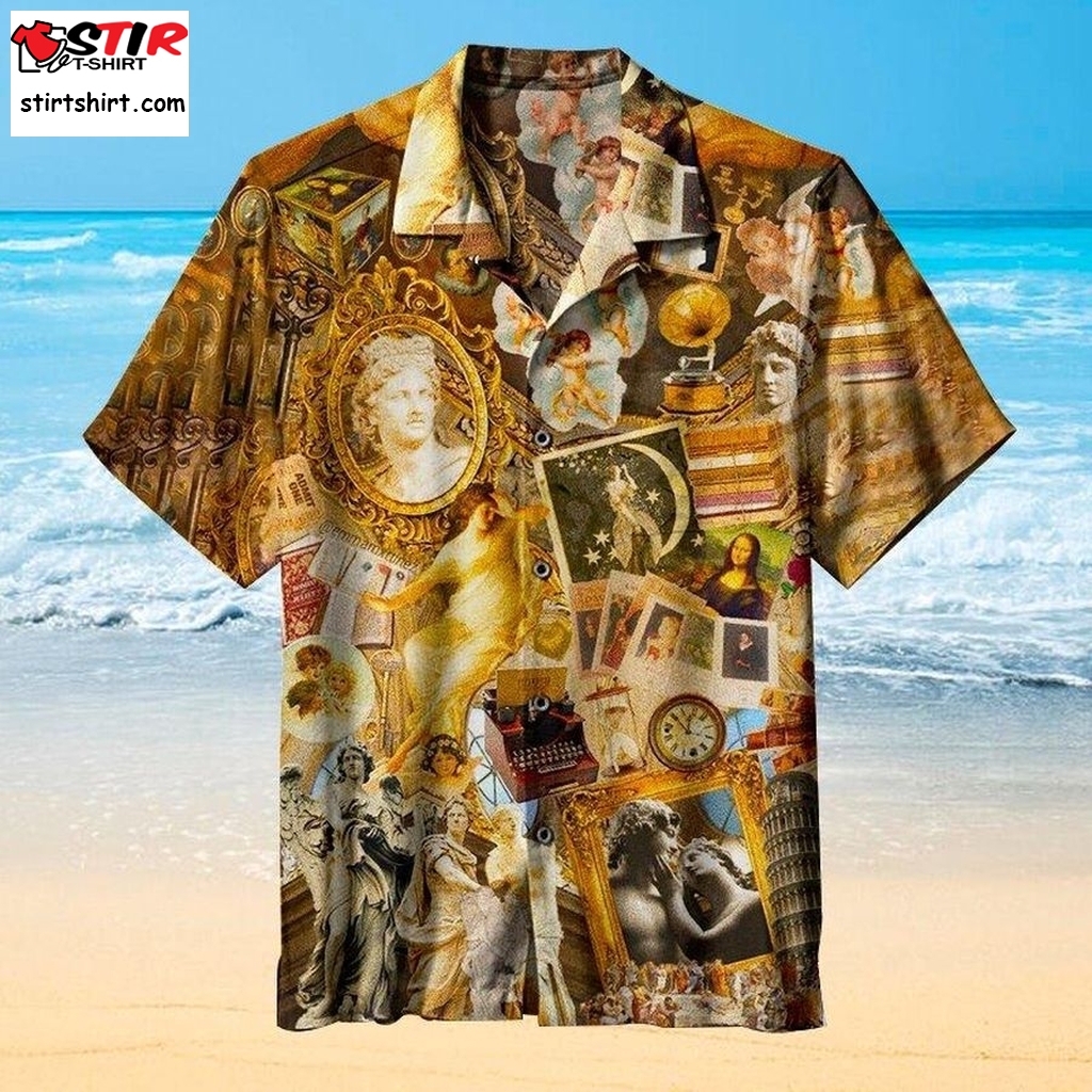 Art Hawaiian Shirt Pre11093, Hawaiian Shirt, Beach Shorts, Womens Hawaiian Shirts  Womens s