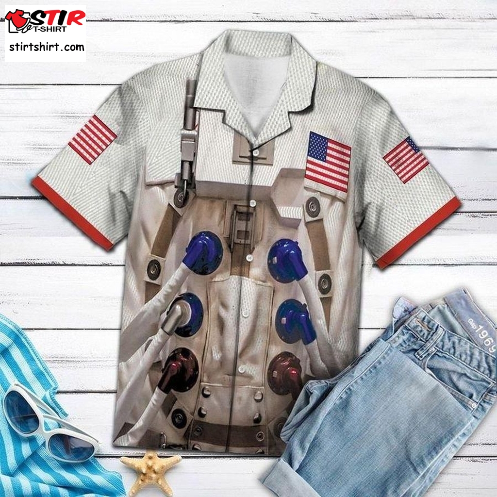 Astronaut Hawaiian Shirt Pre13565, Hawaiian Shirt, Beach Shorts, Womens Hawaiian Shirts  Womens s