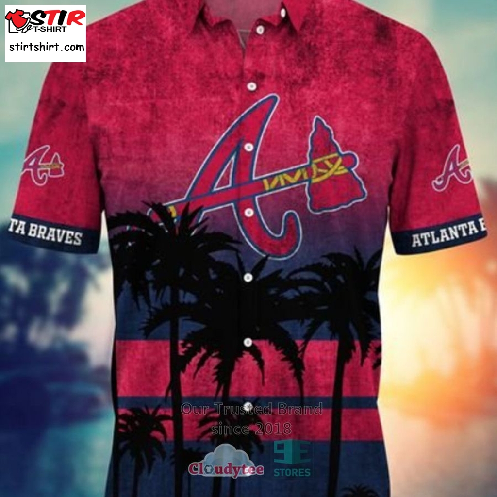Atlanta Braves MLB Hawaiian Shirt Golden Rays Aloha Shirt - Trendy