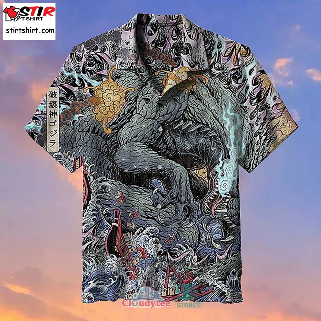 Austin Celebrates Godzilla's Global Impact Hawaiian Shirt    Godzilla 