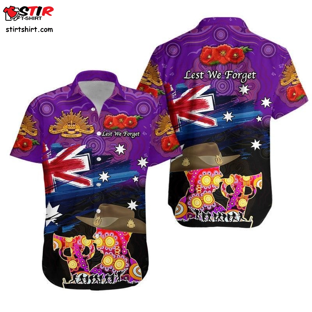 Australia Aboriginal  Hawaiian Shirt Remembrance Vibes   Purple Lt8  What To Wear With 