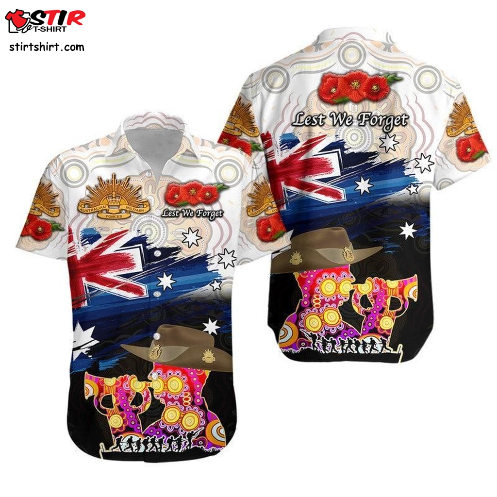 Australia Aboriginal  Hawaiian Shirt Remembrance Vibes   White Lt8  What To Wear With 