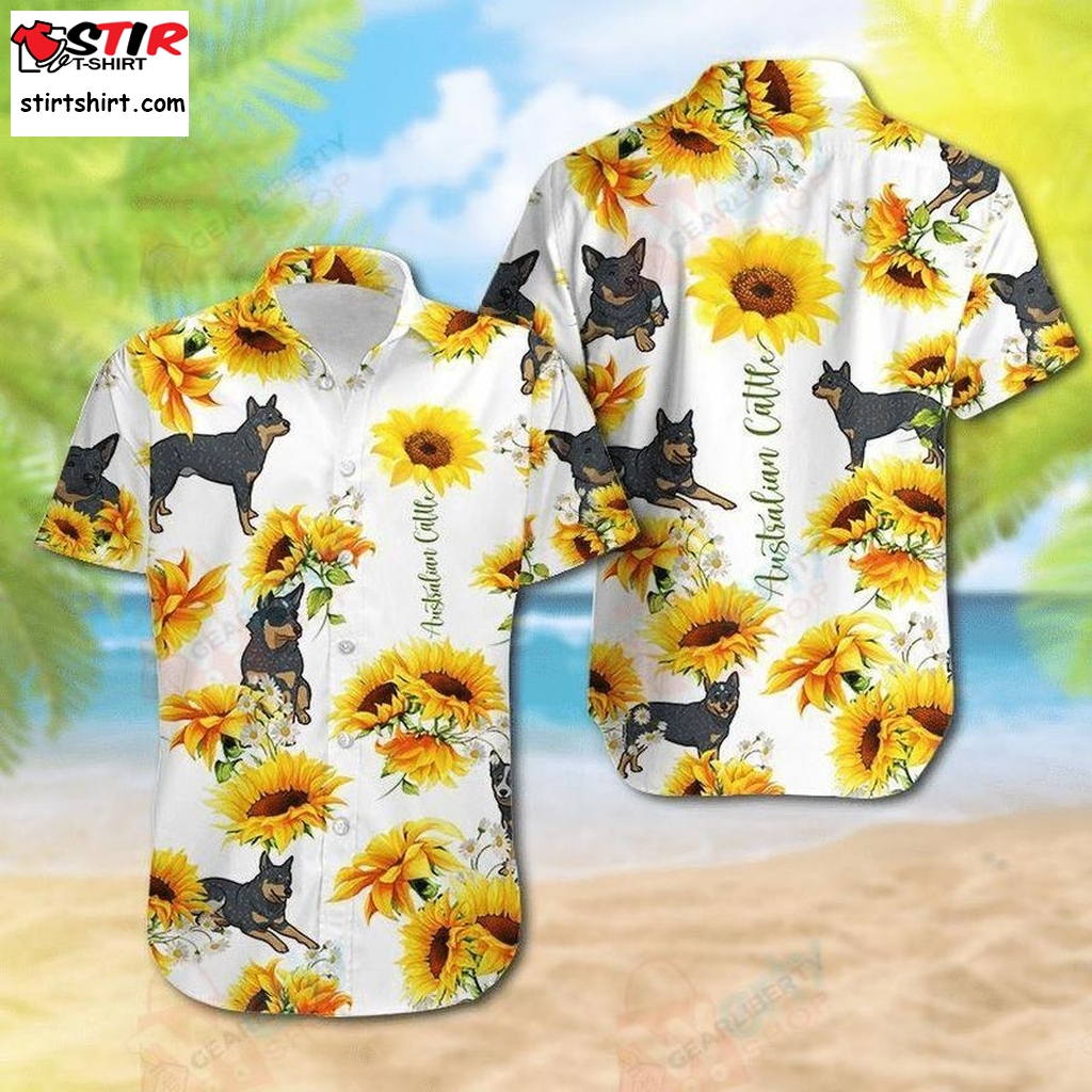 Australian Cattle Dog Hawaiian Shirt Pre13599, Hawaiian Shirt, Funny Hawaiian Shirts  Funny s