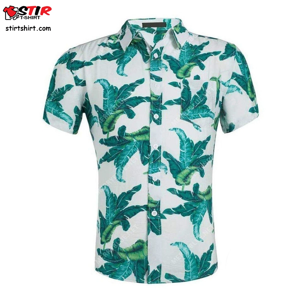 Authentic Hawaiian Shirt 2023S Mens Flower Beach