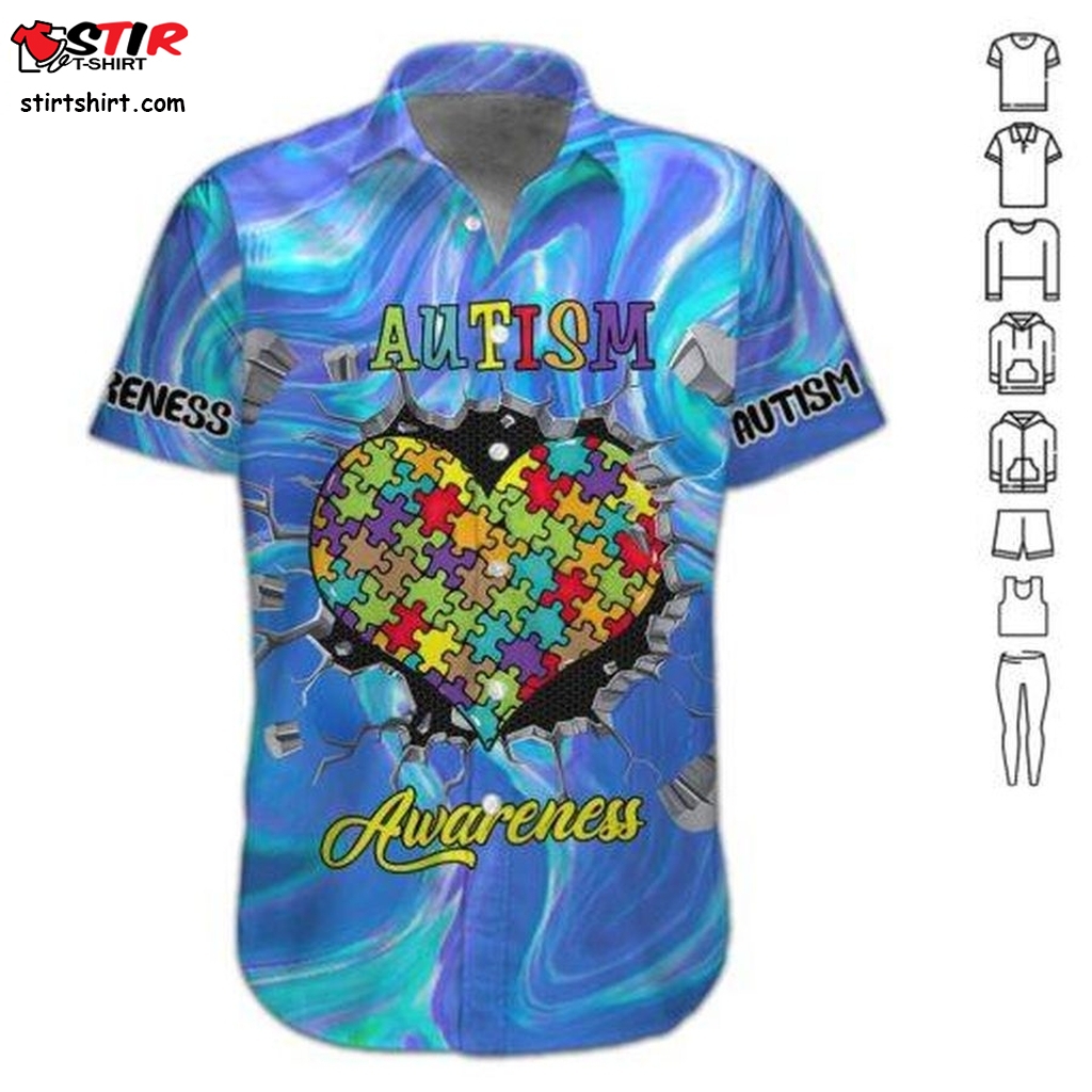 Autism Hawaiian Shirt Pre13628, Hawaiian Shirt, Beach Shorts, Cheap Hawaiian Shirts, Graphic Tee  Cheap s