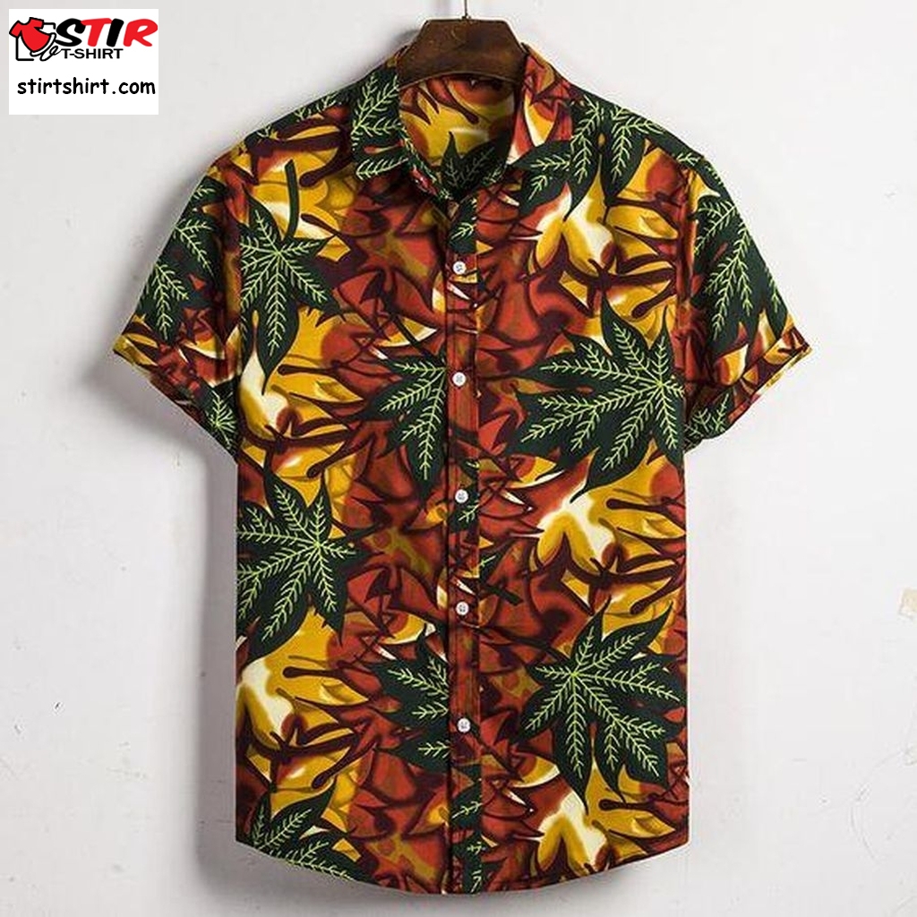 Autumn Leaves Hawaiian Shirt Pre13624, Hawaiian Shirt, Beach Shorts, Cheap Hawaiian Shirts, Graphic Tee  Cheap s